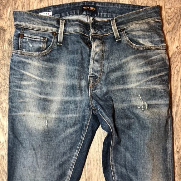 30/32 Jack and Jones Tim Icon Slim Fit Jeans - Picture 2 of 13